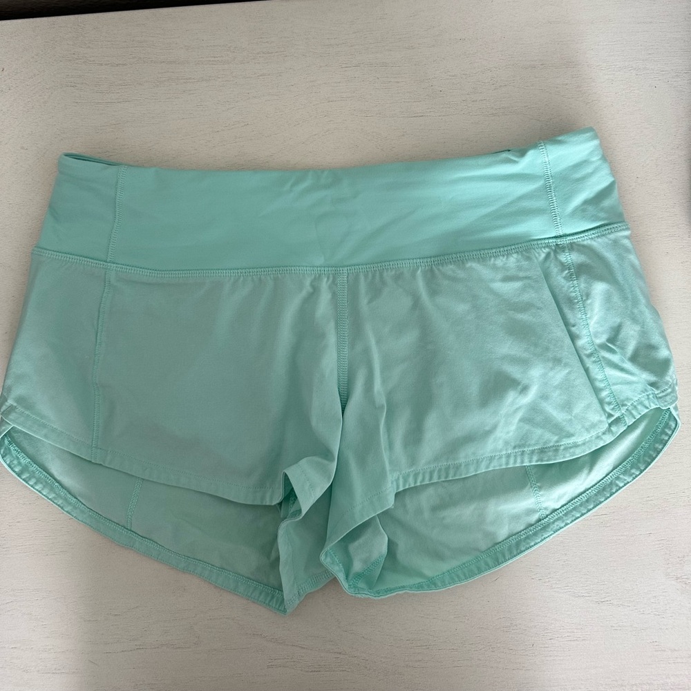 Lululemon Speed Up Shorts Teal